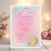 Whimsical Gold Fairy Pixie Invitation 招待状