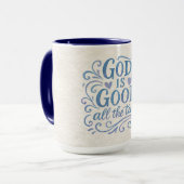 whimsical GoodはGoodなタイポグラフィ マグカップ (正面左)