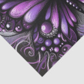 Whimsical Gothic Butterfly Purple Decoupage 薄葉紙 (詳細)