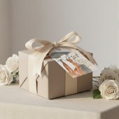 Whimsical Graduation Cap with Bow & Pearls Script ギフトタグ