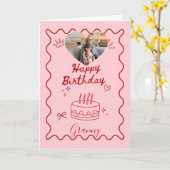 Whimsical grandma birthday カード (黄色い花)