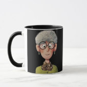 Whimsical Grandma – Kind Ones Vintage Elegance Mug マグカップ (左)