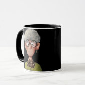 Whimsical Grandma – Kind Ones Vintage Elegance Mug マグカップ (正面左)
