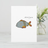 Whimsical Gray Fish 招待状 (スタンド正面)