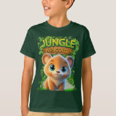 Whimsical Grizzly Bear Wildlife Animal Character🐻 Tシャツ (正面)