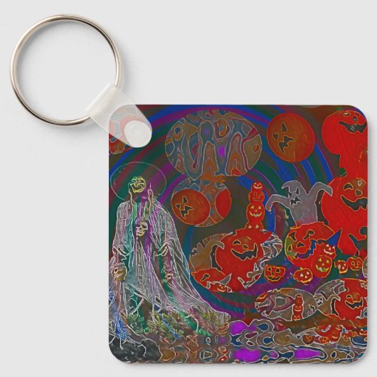 Whimsical Halloween Dreams キーホルダー (正面)
