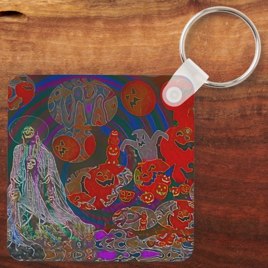 Whimsical Halloween Dreams キーホルダー (裏面)