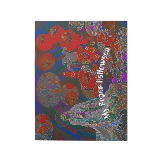 Whimsical Halloween Dreams ノートパッド (回転)