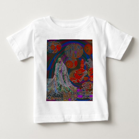 Whimsical Halloween Dreams ベビーTシャツ (正面)