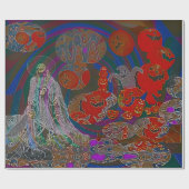 Whimsical Halloween Dreams ラッピングペーパー (フラット)