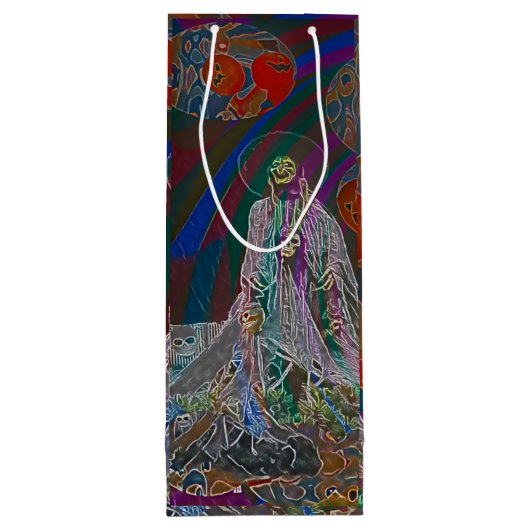 Whimsical Halloween Dreams ワインギフトバッグ (裏面)