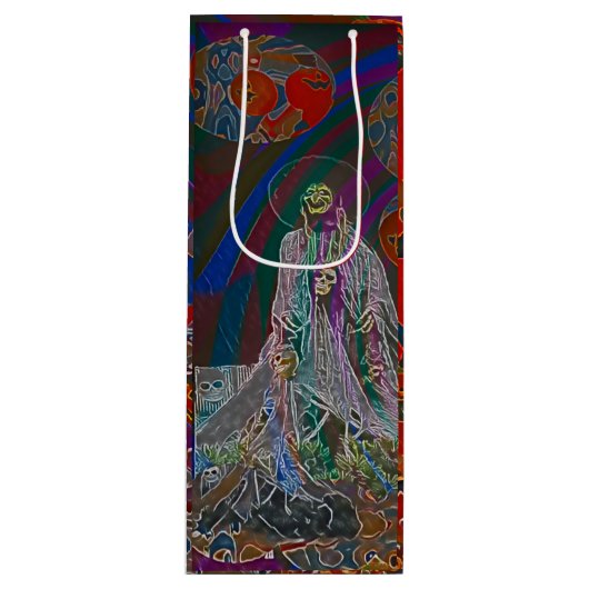 Whimsical Halloween Dreams ワインギフトバッグ (正面)