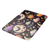 Whimsical Halloween Night Sky Pattern バスマット (アングル)