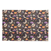 Whimsical Halloween Night Sky Pattern 枕カバー (裏面-左)