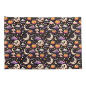Whimsical Halloween Night Sky Pattern 枕カバー (裏面-右)