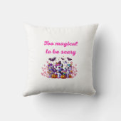 Whimsical Halloween Ponies Illustration – "Too Mag クッション (裏面)