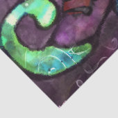 Whimsical Halloween Witch Boots Purple Decoupage 薄葉紙 (詳細)