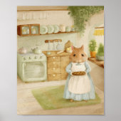 Whimsical hamster Storybook kids Poster ポスター (正面)