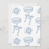 Whimsical Hand Drawn 30th Birthday Party 招待状 (裏面)