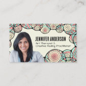 Whimsical Hand-Drawn Art Therapist  名刺 (正面)