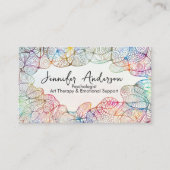 Whimsical Hand-Drawn Art Therapist  名刺 (正面)