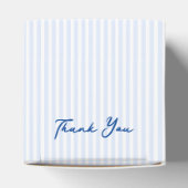 Whimsical Hand Drawn Blue Last Toast on the Coast フェイバーボックス (上部)