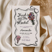 Whimsical Hand Drawn Bridal Shower  招待状