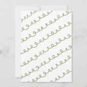 Whimsical Hand Drawn Christmas Invitation 招待状 (裏面)