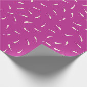 Whimsical Hand-Drawn Cream Petal Rain ラッピングペーパー (角)