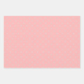 Whimsical Hand Drawn Doodle Christmas Pink Black ラッピングペーパーシート (正面2)