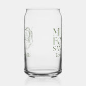 Whimsical Hand Drawn Doodle Milk For Santa ガラス缶 (右)