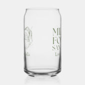 Whimsical Hand Drawn Doodle Milk For Santa ガラス缶 (左)