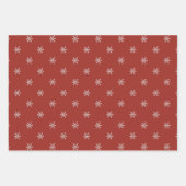 Whimsical Hand Drawn Doodle Red ラッピングペーパーシート (正面3)