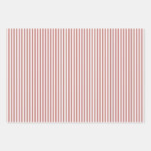 Whimsical Hand Drawn Doodle Red ラッピングペーパーシート (正面2)