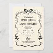 Whimsical Hand Drawn Engagement Party Invitation 招待状 (正面)