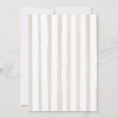 Whimsical Hand Drawn Fall In Love Baby Shower  招待状 (裏面)