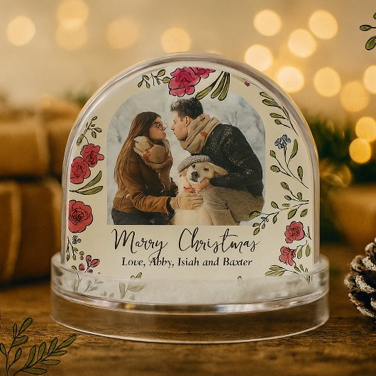 Whimsical Hand Drawn Floral Photo 