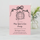 Whimsical Hand Drawn New Year's Eve Party  招待状 (スタンド正面)