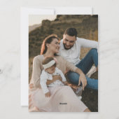 Whimsical Hand Drawn Red & Pink Photo Christmas シーズンカード (裏面)