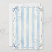 Whimsical Hand Drawn Tea Baby Shower 招待状 (裏面)