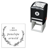 Whimsical Hand Drawn Wreath Ex Libris Book セルフインキングスタンプ (インサイチュ)