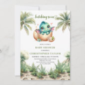 Whimsical Hatching Soon Baby Shower Invitation 招待状 (正面)