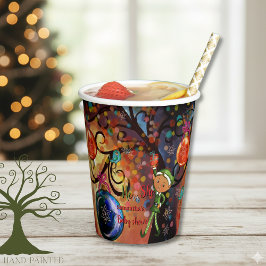 Whimsical "He or She" Elf Gender Reveal Party 紙コップ