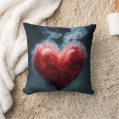 Whimsical heart of smoke pillow - Dreamy comfort クッション (ブランケット)