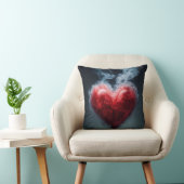 Whimsical heart of smoke pillow - Dreamy comfort クッション (椅子)