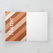 Whimsical Hedgehog Coffee Greeting Card カード (内部)