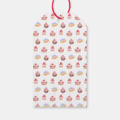 Whimsical Hedgehog Little Chef Baker Baby Shower  ギフトタグ (裏面)