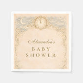 Whimsical Heirloom Baby Shower スタンダードカクテルナプキン (正面)