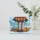 Whimsical Hocus Pocus Halloween Marketing シーズンカード (スタンド正面)