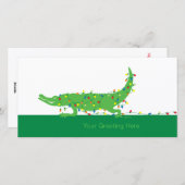 Whimsical Holiday Letter Card シーズンカード (正面/裏面)